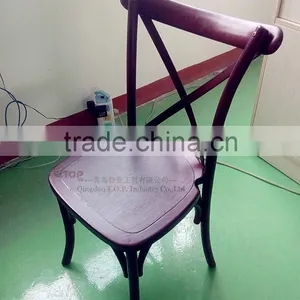 Beech X Back Dining Chair thumbnail-4