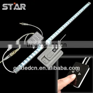 Aluminum LED Leisten Strip DC12V 14.4W/M Transparent Cover White thumbnail-4