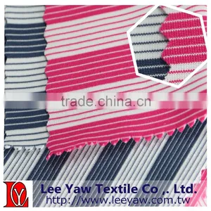 Polyester Spandex Fleeder Stripe Jersey Fabric thumbnail-4