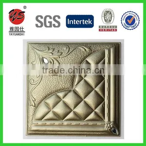 Home Decorative PU Faux 3D Leather Wall Panel 40x40cm thumbnail-1