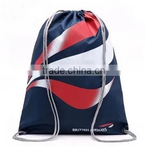 Promotional 420D 210D Polyester Drawstring Bag With Customzied Logo Printed thumbnail-6
