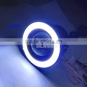 2.5'' Inches Universal Auto Fog Lamp Daytime Driving Lamp,car COB Angel Eyes Projector Lens thumbnail-6