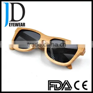 2016 Rectangle Women Mens Cool Natural Wood Rectangle Wooden Sunglasses thumbnail-2