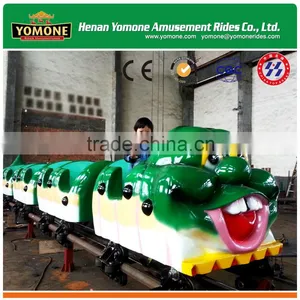 Popular Amusement Park Outdoor Games Rides Caterpillar Roller Coaster With Track Train for Sale thumbnail-1