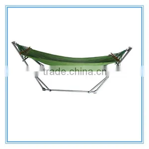 Large Single Hammock With Portable Folding Stand and OEM Mesh Color thumbnail-1
