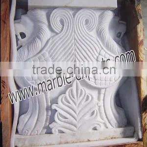 Hand Carved Black Marble Inlay Table Stand thumbnail-1