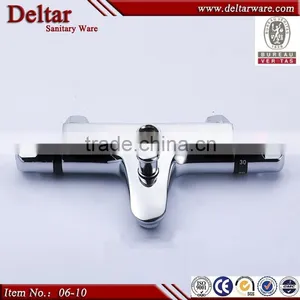 Luxury 8 Inch Rainfall Shower Head Thermostatic Bath Shower Faucet Set thumbnail-1
