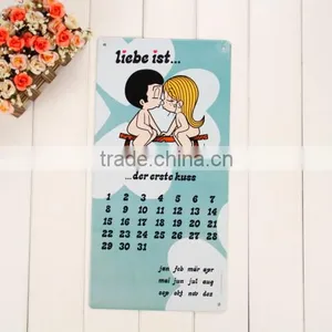 Decorative Calendar Tin Sign With Magnet thumbnail-1