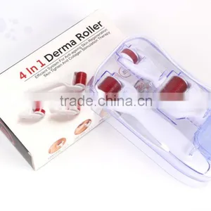 Changeable Head Titanium Needle Sterile Derma Roller 4 in 1 With 3 Seperated Roller Heads thumbnail-6