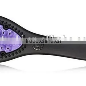 Purple Fast PTC Heater Electric Hair Straightener Brush thumbnail-4