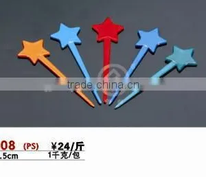 Plastic Fork/fruit Fork With Star Handle thumbnail-1