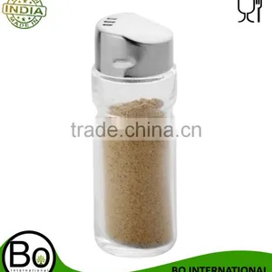 Stainless Steel Trendy Salt & Pepper Shaker 4x4x6cm thumbnail-1
