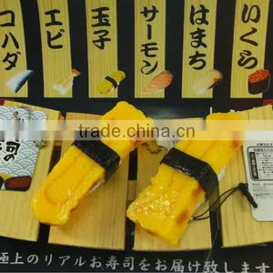 1 pc Decoden PVC Charms Pendant Japanese 1:1 Sushi Food Miniature Fake Food Dollhouse thumbnail-1