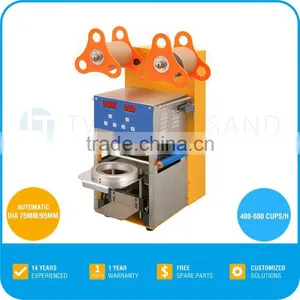 Manufacturer of CE Approved, 400~600 Cups/Hour, Yogurt Cup Filling Sealing Machine thumbnail-1