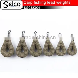 Various Weights Carp Fishing Lead Weights Coated Gripper Carp Lead Sinkers thumbnail-2