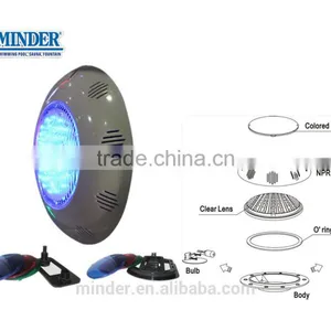 NPR Series Flat LED Concrete Swimming Pool Underwater Light Swimming Pool Fiber Optic Lighting Pool Lights thumbnail-1