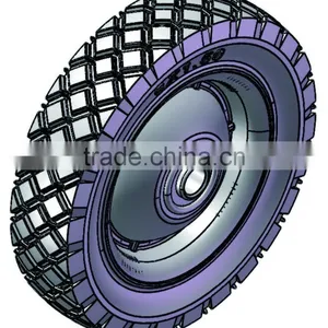 Oregon 72-024 Semi-pneumatic Wheel 14X175 Diamond Tread/metal Wheel/wheelbarow Tyre thumbnail-4