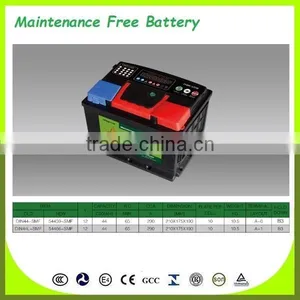 12V60AH 55D26R(N60MF) Calcium Sealed Maintenance Free MF Automobile Car Battery for Starting. thumbnail-1