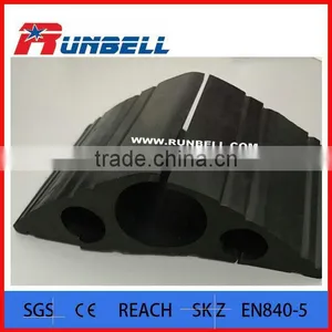 3-Channel Flexible Rubber Cable Protector thumbnail-1