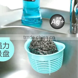 Kitchen Plastic Steel Scrubber Coil Holder thumbnail-1