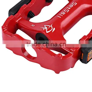 2Pcs SETSAIL 921 DU Bering Bike Pedals With Anti-skid Gear Frame Reflective Stripe Self-locking Pedals Bicycle Accessories Parts thumbnail-5