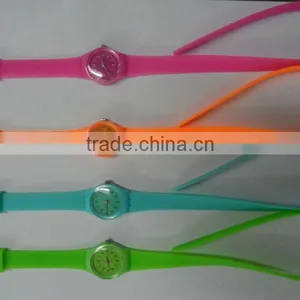 Silicone Long Strap Watch thumbnail-1