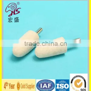 2016 New Product 10mm x 3mm Taper Shape Head Felt Bobs Buffing Wheels Grinding Tools High Quality thumbnail-1