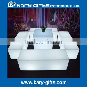LED Bar Stools Plastic Light up Chair thumbnail-1