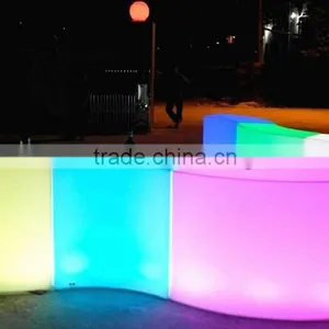Led Bar Furniture,led Plastic Color Changing Table thumbnail-6