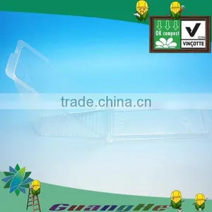 PLA Transparent Plastic Sandwich Box,100% Biodegradable and Compostable thumbnail-1