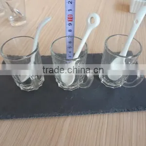 2017 Hot Sale Slate Placemat and Coaster With Rough Edge Food Safe Black for Hotel,home ,shop and Restaurant thumbnail-2