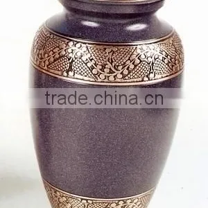 Purple Enamel Brass Infant Urn thumbnail-2