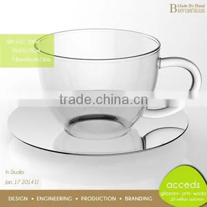 Personalized Favorable Price Double Wall Glass Cup Mug thumbnail-4