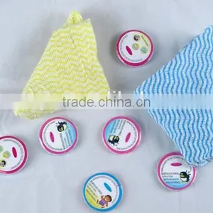 2016 Hangzhou Magic Super Colorful Stripe Non-woven Compressed Tissue Cleaning Cloth thumbnail-2