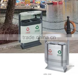 Outdoor Trash Bin for Hotel Garden Park Hospital Airport School thumbnail-3