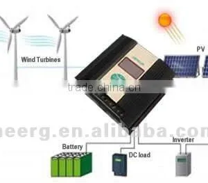 500w Off-grid Hybrid Wind Solar Charge Controller With LCD Display thumbnail-1