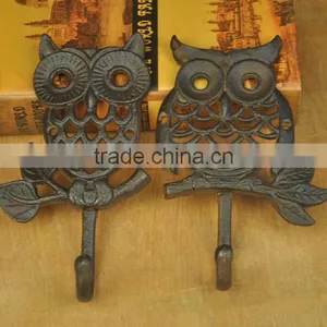 The England Style Antique Cast Iron Animal Wall Coat Hook thumbnail-1