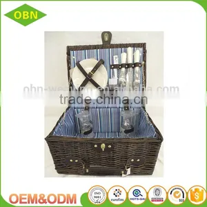 Cheap Wicker Wholesale Picnic Basket for 2 Person thumbnail-5