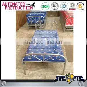 Customised Malaysia Bedroom Furniture Modern Type Folding Metal Bed thumbnail-2