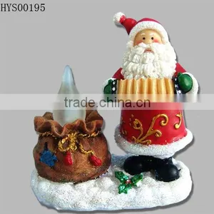 Santa and LED Candle for Christmas Decoration thumbnail-1