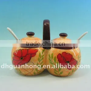 2011 Double Colorful Ceramic Honey Cans thumbnail-1