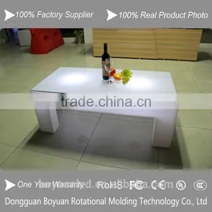 Elegant Plastic Table With Led Light, Nightclub Led Furniture, Color Changeable Bar Table thumbnail-6