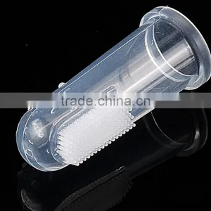 FDA Approval Soft Gentle Oral Cleaning Professional Baby Teeth Protection Finger Toothbrush thumbnail-5