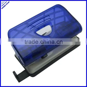2 Hole Transparent Plastic Make Paper Hole Punch With Lock Device thumbnail-1