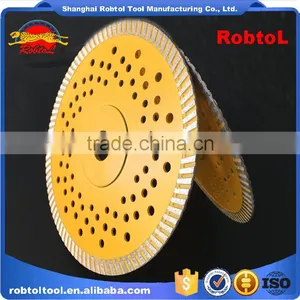 180mm Turbo Diamond Saw Blade Circular Saw Blade Rim Cutting Disc Stone Cutter Wheel Disk Socket Flange 7" thumbnail-1