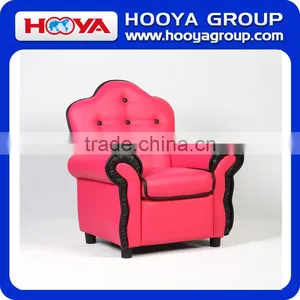 Kids Sofa- Black/orange/pink, Size:W63 D57 H77,material: Jacquard Lattice Velvet+sponge+crude Wood thumbnail-1