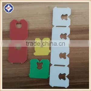 2017 High Quality Plastic Square Ties for Bread Bags Clip Made in China thumbnail-1