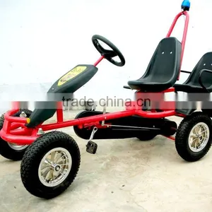 2 Seat Pedal go Kart for Kids With Mp3 Music thumbnail-1