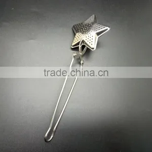 100% Food Grade Star Shape Tea Strainer 304 Stainless Steel thumbnail-2