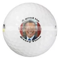 Printed Logo Tournament Ball Golf Range Ball Gift Ball thumbnail-1